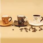 Lovly Print Coffee Cups With..