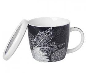 Leaf Print Coffee Mug