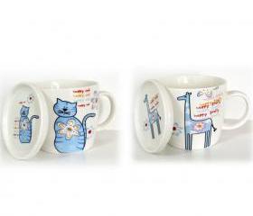 Cute Animal Print Couple Cups 